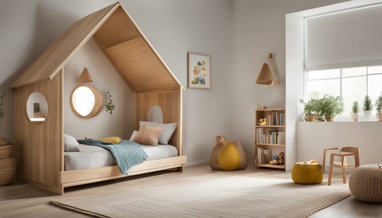 cama casita montessori