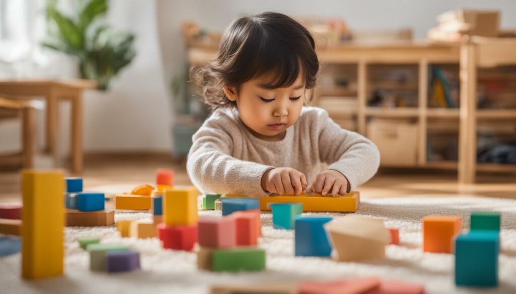 estimulación temprana con juegos Montessori