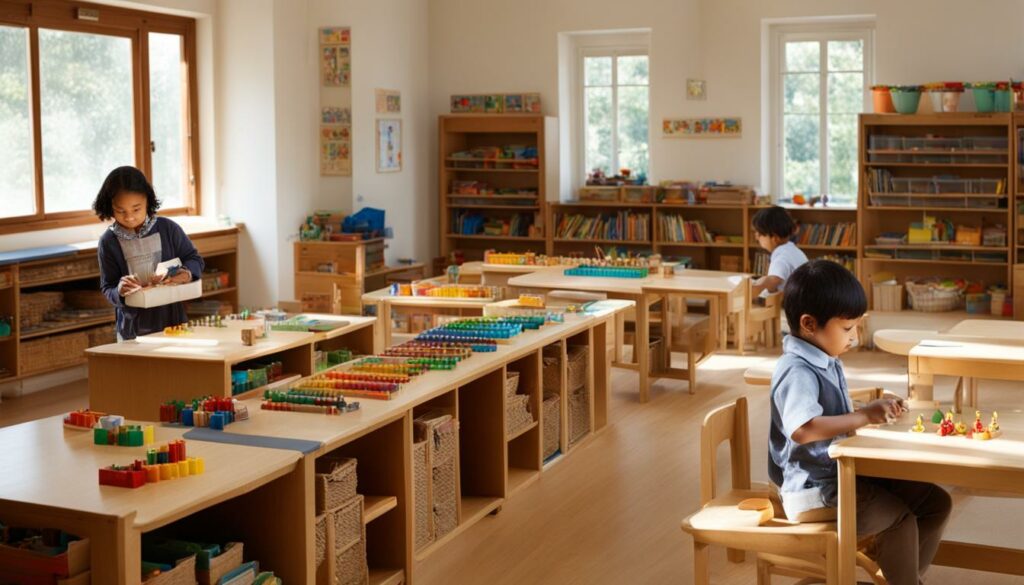 Montessori en la educación primaria en Estados Unidos